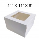 20 units of Cake Boxes 11" x 11" x 6" Inch Window Giant Cake Box
