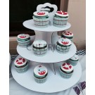 3 Tier Disposable Cupcake Tower