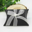 50 x $1  Black Pillow Box with Ribbons