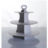 1 units X 3 Tier Disposable Cupcake Stand